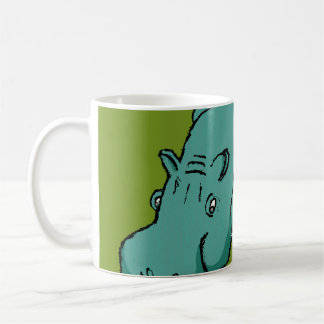 Larry hippo.en kaffemugg