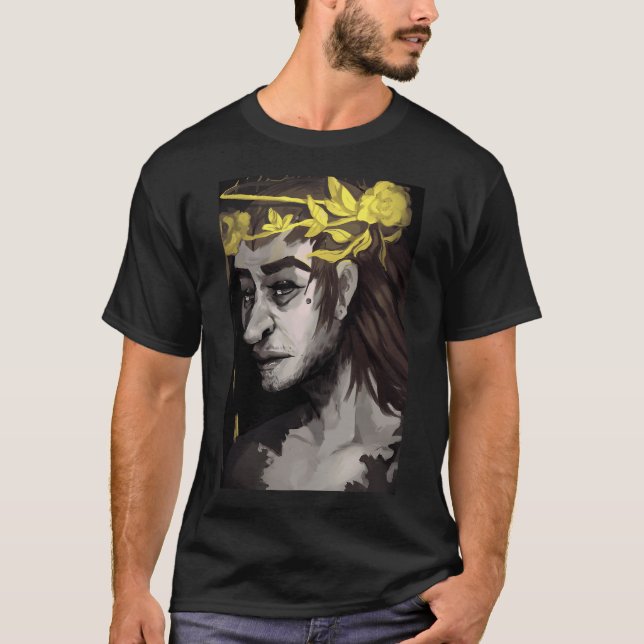 Larry johnson porträtt t shirt (Framsida)