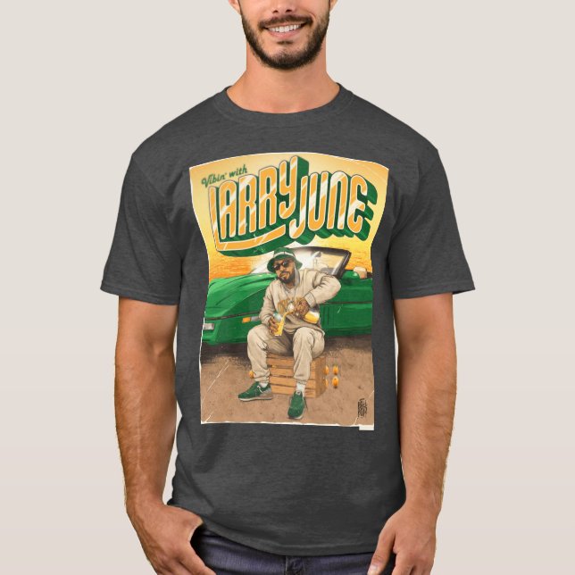 Larry June retro T Shirt (Framsida)