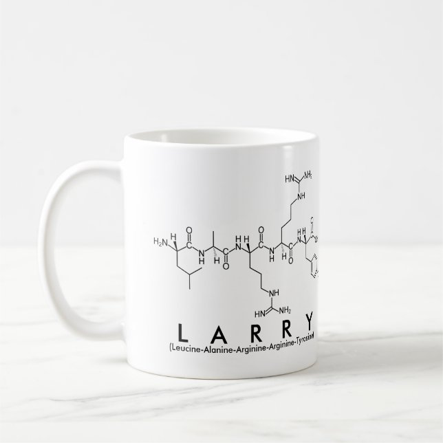 Larry peptide namn mugg (Vänster)
