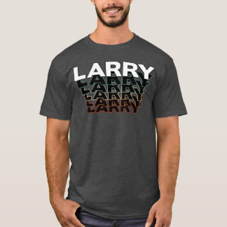 Larry Rolig Retro Vintage Solnedgång Larry 80-tal T Shirt