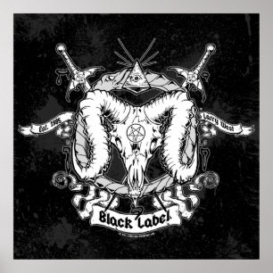 Larry Väster Black Label Poster