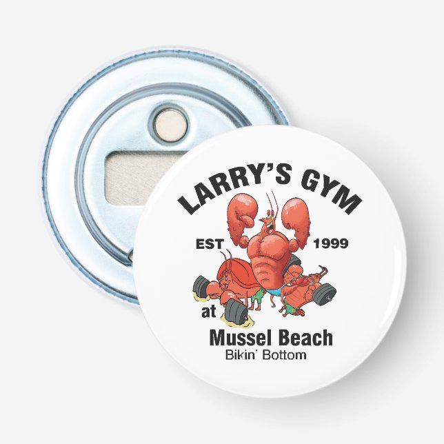 Larrys Gym vid Mussel Beach Flasköppnare (Framsidan)