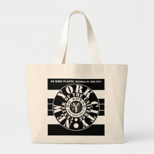 LARRYSTOTES NYCCOU 1a Jumbo Tote Tygkasse