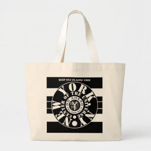 LARRYSTOTES NYCCOU 6a Jumbo Tote Tygkasse