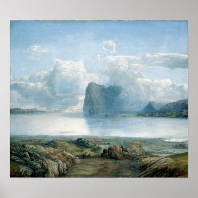 Lars Hertervig Island Borgøya Poster (Framsidan)
