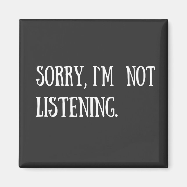 Lårsaxar av sarkastisk ord magnet (Framsidan)