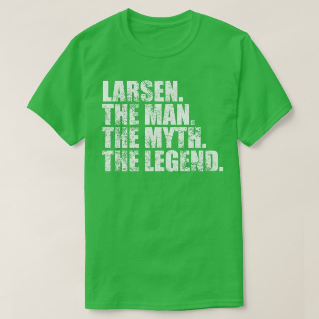LarsenLarsen Family namn Larsen efternamn Larsen S T Shirt (Design framsida)