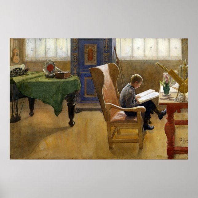 Larsson - Esbjorn vid studiekanalen Poster (Framsidan)