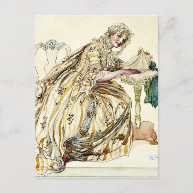 Larsson - julhemlighet helg vykort (Framsida)