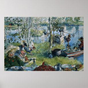 Larsson - Kräftfiske (Från Ett Hem) Poster