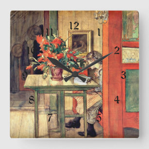 Larsson - Lisbeth Reading Fyrkantig Klocka