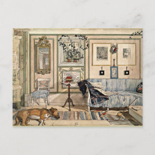 Larsson - Mysiga hörnet, 1894, konstverk Vykort