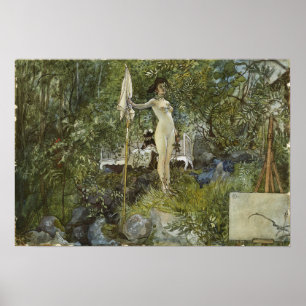 Larsson - Open-Luft Studio (från ett hem) Poster
