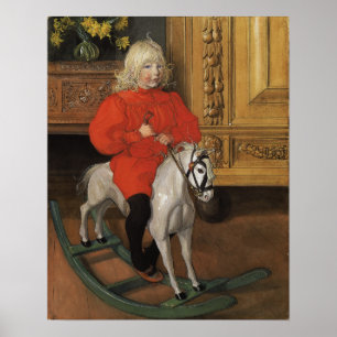 Larsson - Porträtt av Casimir Laurin Poster