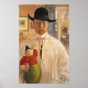 Larsson - Självporträtt Poster