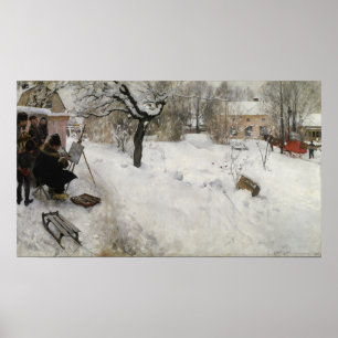 Larsson - Winter Motif Poster