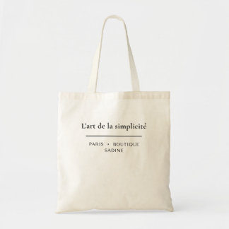 L'art de la Simplicité Fransk Chic Minimalistisk C Tygkasse