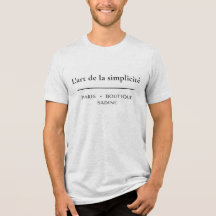 L'art de la Simplicité Fransk Chic Minimalistisk T