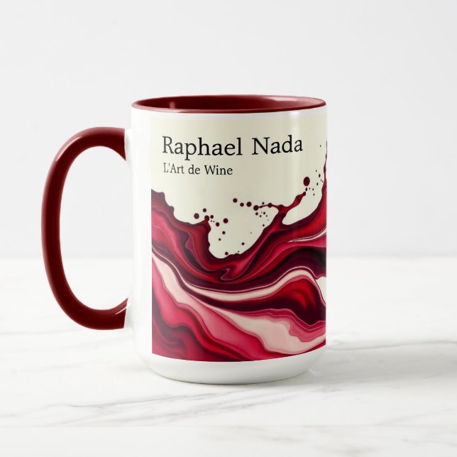 L'Art de Wine Aesthetic Fransk Mugg (Vänster)