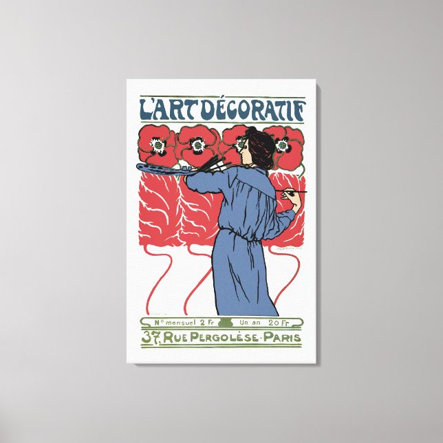 L'Art Decoratif Canvastryck (Framsida)