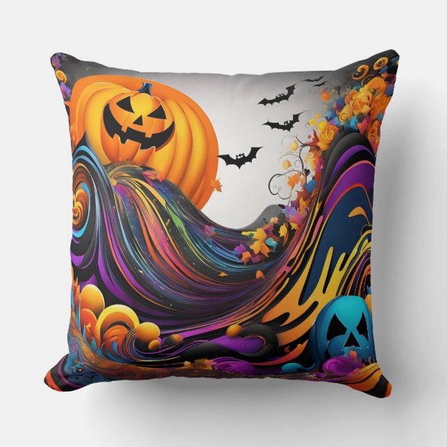 L'art d'Halloween  Kudde (Framsida)