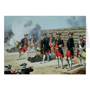L'Artillerie Francaise vid Moltzheim Hälsningskort