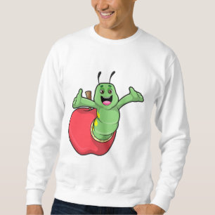 Larv med äpple lång ärmad tröja