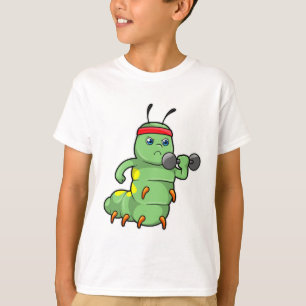 Larv på Styrketräning med hantel T Shirt
