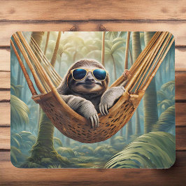 Lårväg med solglasögon i hammock musmatta