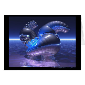 Larval orm hälsningskort