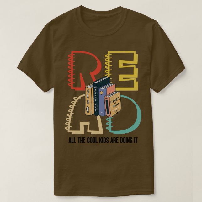 Läs alla Coolor som barn gör 9 T Shirt (Design framsida)