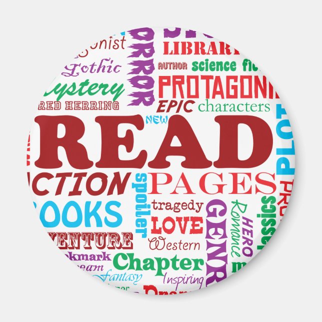 Läs allt om det! magnet (Framsidan)