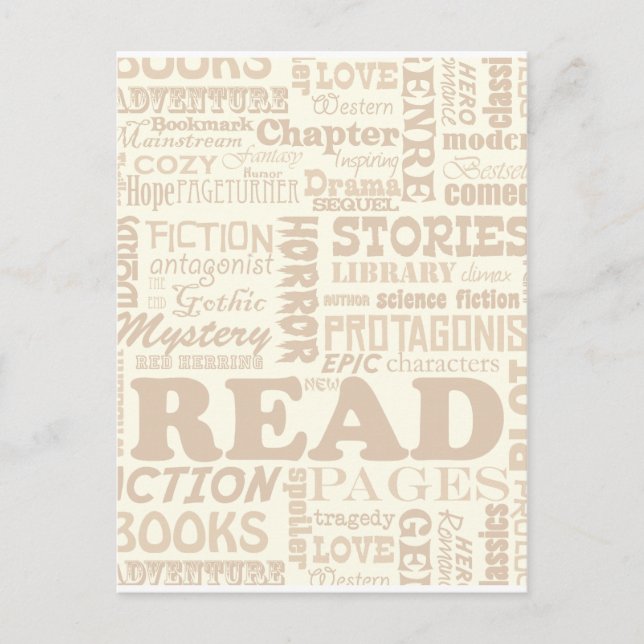 Läs allt om det! vykort (Framsida)