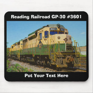 Läs- anpassningsbar Mousepad för järnväg GP-30 Musmatta