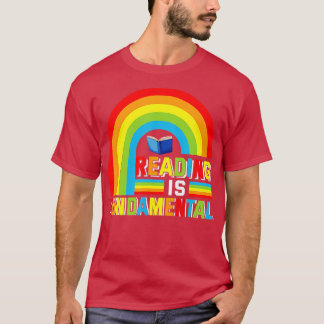 Läs är grundläggande poetry Bookworm och Bok Re T Shirt