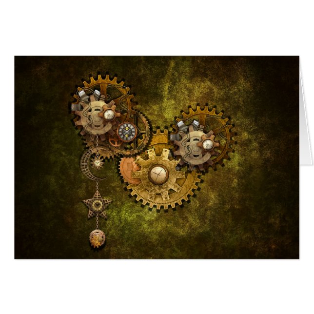 Lås arbete hälsningskort (Framsidan Horizontal)