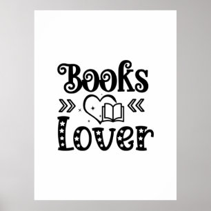 Läs Art Bokar Älskare Poster
