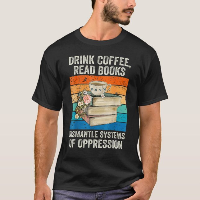 Läs av Dismantle Systems Reader Read för Bokar Rea T Shirt (Framsida)