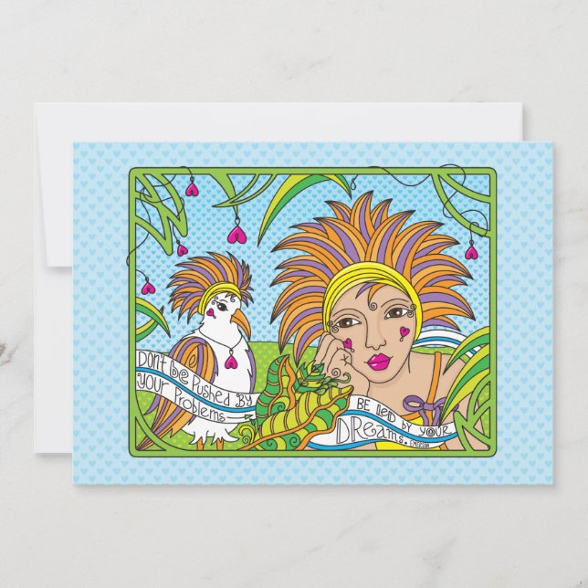 Lås av ditt Dreams_Flat Card 7" x 5" (Framsida)