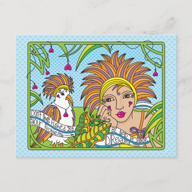 Lås av ditt Dreams_-vykort Vykort (Framsida)