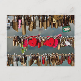 Lås av kärlek vykort