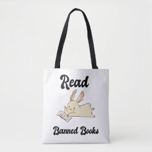 Läs Bannad Bokar Adsible Rabbit Tygkasse