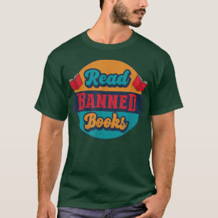 Läs Bannad Bokar Retro Bookish Smut Bok Reading Re T Shirt