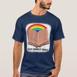 Läs bannannannad Bokar-läsning Bok Älskare Bookwo T Shirt