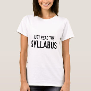 Läs bara symbolen t shirt