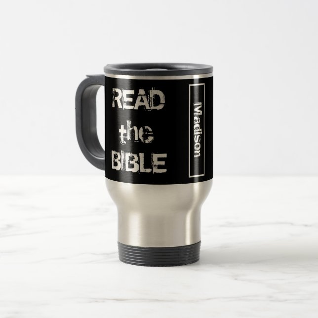 Läs bibeln Black Resemugg (Framsida vänster)