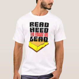 Läs bibeln för heligan och följ dess exempel t shirt