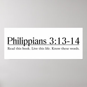 Läs bibelPhilippians3:13 - 14 Poster