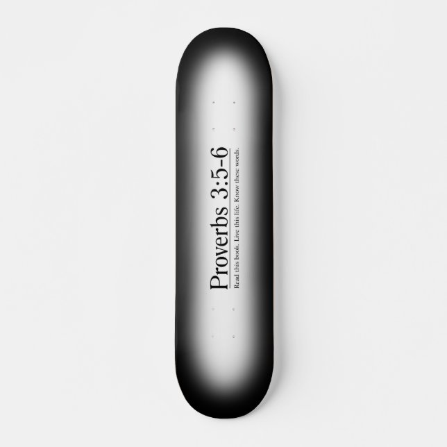 Läs bibelProverbs3:5 - 6 Mini Skateboard Bräda 18,7 Cm (Framsida)
